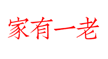 家有一老